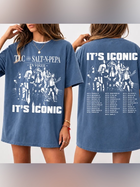 Comfort Colors Other - It’s Iconic Tour 2026 Comfort Color, 90s R&B Hip Hop Vintage Merch Tour T-Shirt